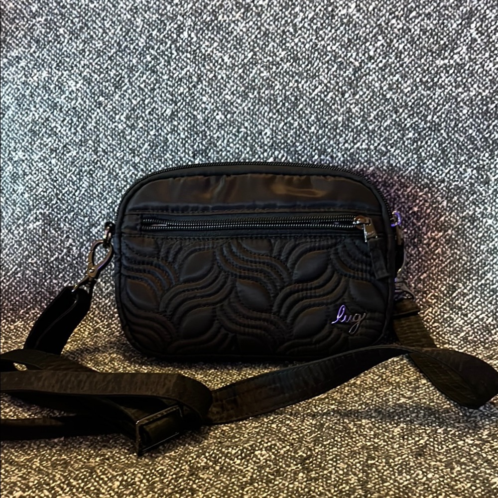 NWOT Lug Super Coupe Black Crossbody Bag